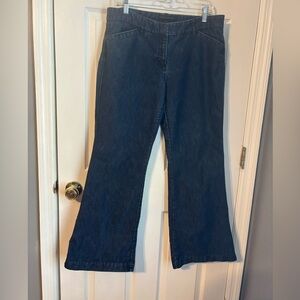 Express Editor Jeans in Dark Blue Denim